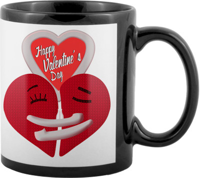 

SKY TRENDS Valentine Gifts For Special Girlfriend,Boyfriend,Wife,Husband,design 22 Ceramic Mug(325 ml), Black