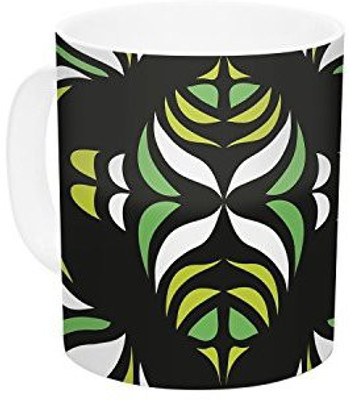 

Kess InHouse InHouse Miranda Mol Retro Train Ceramic Coffee, 11 oz, Multicolor Ceramic Mug(60 ml)