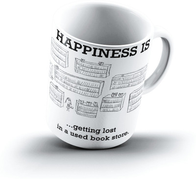 

Ucard Happiness Is1884 Bone China, Ceramic, Porcelain Mug(325 ml)