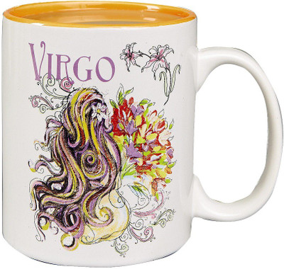 

PIXART Virgo Horoscopes Ceramic Mug(250 ml), White