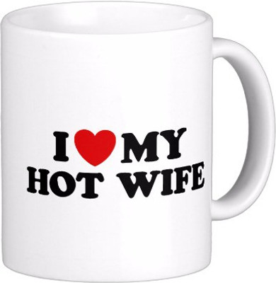 

Exoctic Silver N They Lived Happily Ever After C018 Ceramic Mug(300 ml), Black;red;white