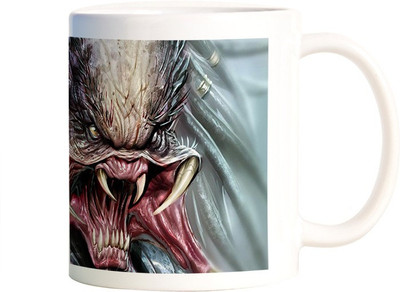 

Rangeele Inkers Predator Ceramic Mug(300 ml), Multicolor