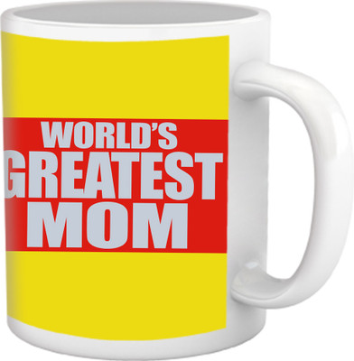 50% OFF on Tied Ribbons World Greatest Mom Ceramic Mug(350 ml)