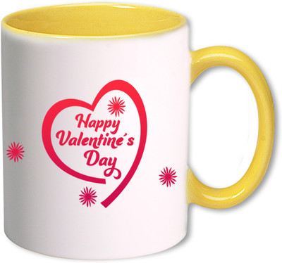 

Heyworlds happy valentine day gifts 0020 Ceramic Mug(325 ml), Multicolor