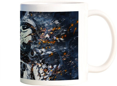 

Rangeele Inkers Vader Splatter Ceramic Mug(300 ml), Multicolor