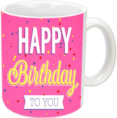

Raj Laxmi Appy b'day cutipie white Ceramic Mug(350 ml)
