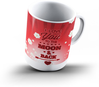 

Ucard Valentines Day Love532 Bone China, Ceramic, Porcelain Mug(325 ml), Multicolor