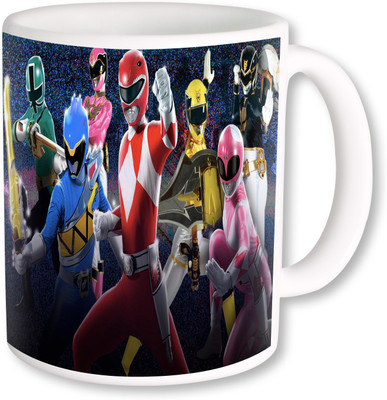 

Heyworlds power rangers megaforce 03 Ceramic Mug(325 ml), Multicolor