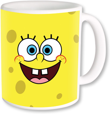 

Heyworlds spongebob Ceramic Mug(325 ml), Multicolor