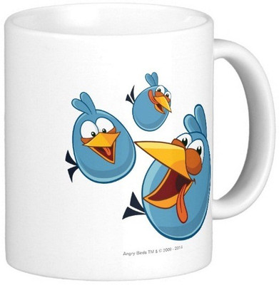 

Exoctic Silver ANGRY BIRD COLLECTION 04 Ceramic Mug(300 ml), Multicolor