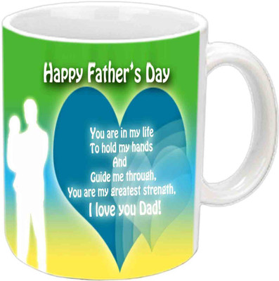 

Raj Laxmi Very Nice Quote About Fathers Day White Ceramic Mug(350 ml)