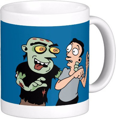 

Exoctic Silver Quoteds ooooo52 Ceramic Mug(300 ml), Multicolor