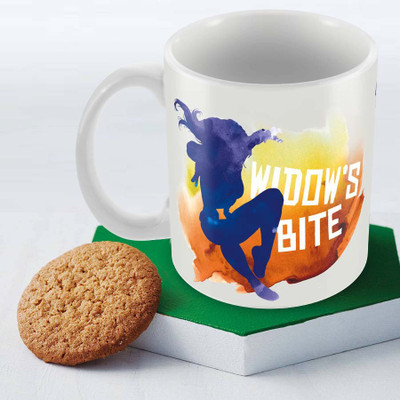 

Posterboy Widow's bite - Assemble Officially Licensed Ceramic Mug(350 ml), Multicolor