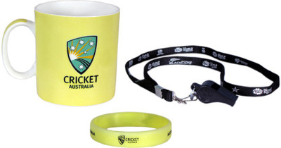 

ICC Australia Cricket Team T20 World Cup Official Cheering Souvenier Kit Ceramic Mug(330 ml, Pack of 3)