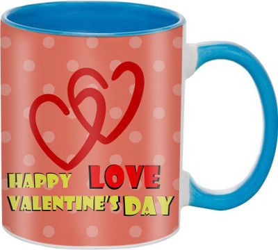 

SKY TRENDS Great Romantic Love Best Gifts For Valentine Day For Girlfriend Boyfriend Fiance Wife Husband, Anniversary,Christmas, Design 072 Ceramic Mug(325 ml), Multicolor