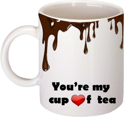 

ceramic your my cup of tea Ceramic Mug(350 ml), White