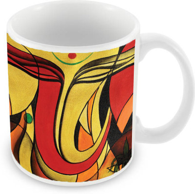 

Sleep Nature's SN-MG-2383 Ceramic Mug(350 ml), Multicolor