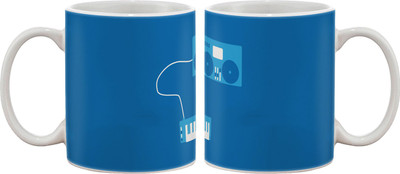 

Artifa Music Player And Piano Artistic Porcelain, Ceramic Mug(350 ml), Multicolor