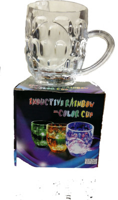 

Cute Baby Inductive Rainbow Colour Plastic Mug(100 ml), Multicolor