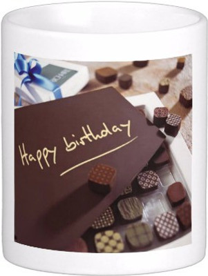 

Exoctic Silver Happy Birthday To You : B'day 018 Ceramic Mug(300 ml), Multicolor