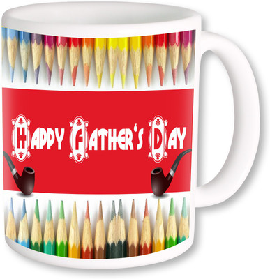 

PhotogiftsIndai Happy Father's Day 122 Ceramic Mug(325 ml), Multicolor