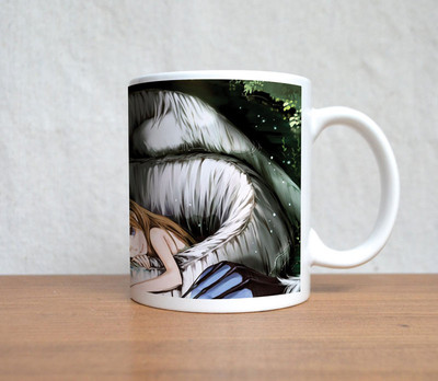 60% OFF on StyBuzz Anime Girl With Dragon Ceramic Coffee Mug(300 ml)