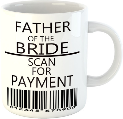 

Deeher Gifts Father of the bride Ceramic Mug(330 ml), Multicolor