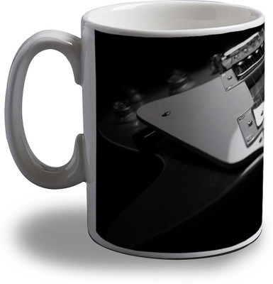 

Artifa Guitar Porcelain, Ceramic Mug(350 ml), Multicolor