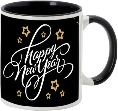 

AllUPrints Have A Sparkling New Year Black Ceramic Mug(325 ml)