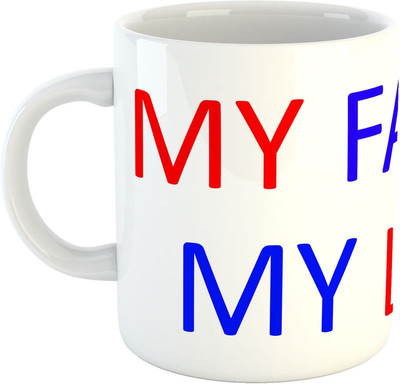 

Deeher Gifts My Family My Love Ceramic Mug(330 ml), Multicolor