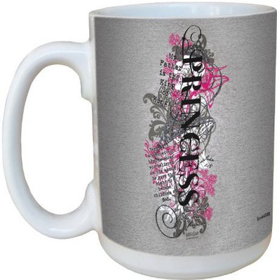

Tree-Free Greetings Greetings lm44318 Princess Graphic: John 1:12 Ceramic with Full-Sized Handle, 15-Ounce Ceramic Mug(60 ml), Multicolor