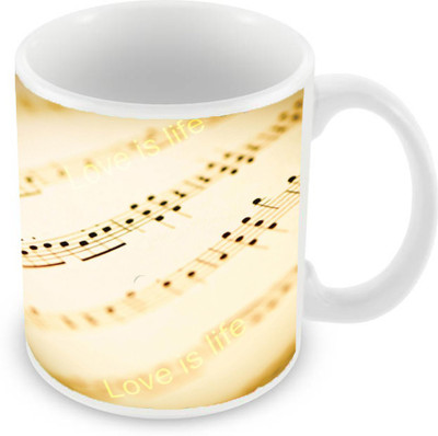 

Sleep Nature's SN-MG-2472 Ceramic Mug(350 ml), Multicolor