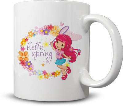 

Ackme Design Hello Spring Ceramic Mug(325 ml), Multicolor