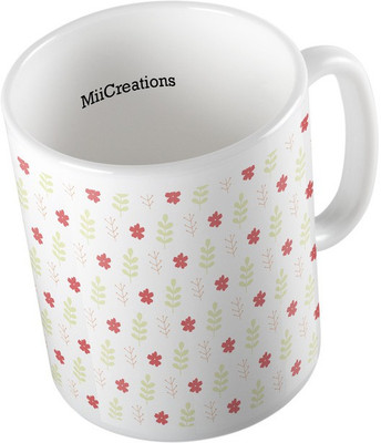 

MiiCreations Printed Designer Ceramic Mug(325 ml), Multicolor