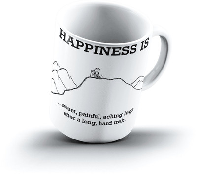 

Ucard Happiness Is2232 Bone China, Ceramic, Porcelain Mug(325 ml)