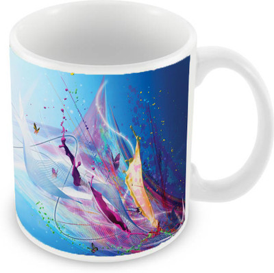 

Sleep Nature's SN-MG-1538 Ceramic Mug(350 ml), Multicolor