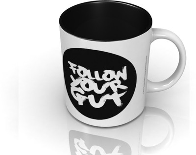 

Seven Rays Follow Your Guts Ceramic Mug(250 ml)