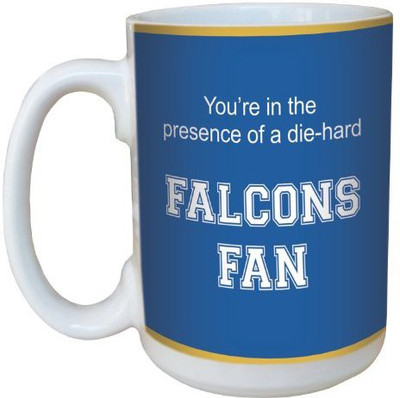 

Tree-Free Greetings Greetings lm44373 Falcons College Football Fan Ceramic with Full-Sized Handle, 15-Ounce Ceramic Mug(60 ml), Multicolor