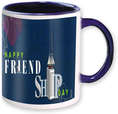 

PhotogiftsIndia Happy Frienship Day 11 Ceramic Mug(325 ml), Multicolor