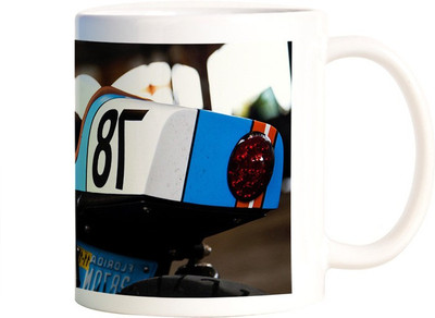 

Rangeele Inkers Yamaha Sports Bike Ceramic Mug(300 ml), Multicolor