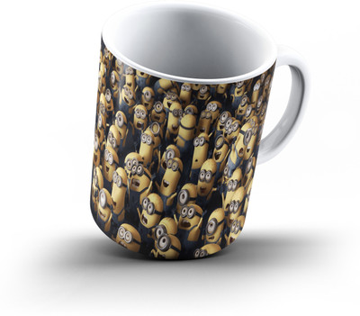 

Ucard Minions Game Of Thrones900 Bone China, Ceramic, Porcelain Mug(325 ml), Multicolor