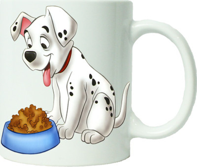 

Maison N Mode Cute Baby Dalmation Coffee Ceramic Mug(330 ml), Multicolor
