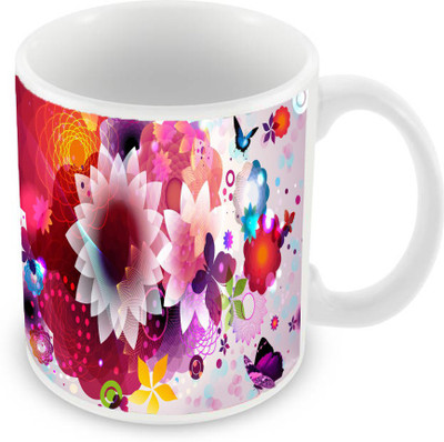 

Sleep Nature's SN-MG-919 Ceramic Mug(350 ml), Multicolor