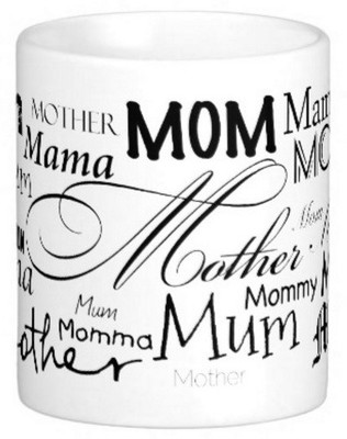 

Exoctic Silver Mom Maa Mother Series 019 Ceramic Mug(300 ml), Multicolor