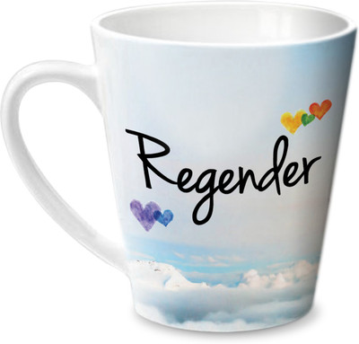 

Hot Muggs Simply Love You Regender Conical Ceramic Mug(350 ml)