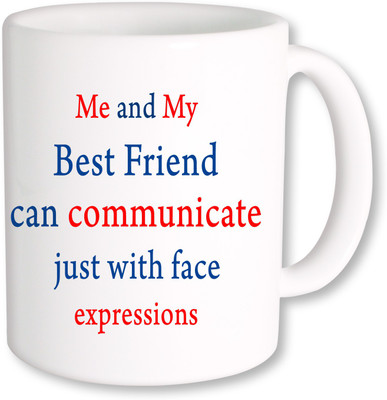 

PhotogiftsIndia Me and My Best Friend 02 Ceramic Mug(325 ml), Multicolor