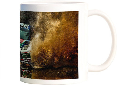

Rangeele Inkers Abu Dhabi racing Ceramic Mug(300 ml), Multicolor