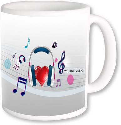 

PhotogiftsIndia I Love Music 06 Ceramic Mug(325 ml)
