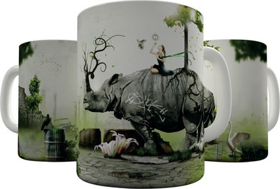 

Shaildha GD_014_022 Ceramic Mug(350 ml), Multicolor