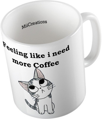

MiiCreations MUG-W-00005 Ceramic Mug(325 ml), Multicolor
